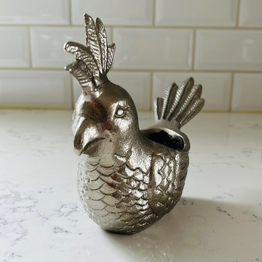 Small pewter rooster decor - Picture 5 of 11